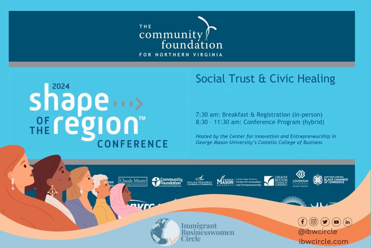 2024 Shape of the Region Conference Community Foundation for NOVA IBWC