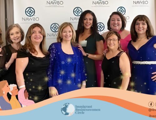 Brigitta Toruño receives the NAWBO Molly Gimmel Entrepreneur of the Year Award