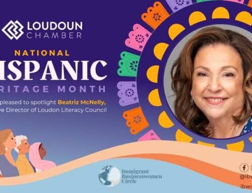 Beatriz McNelly featured by Loudoun Chamber of Commerce celebrating Hispanic Heritage Month