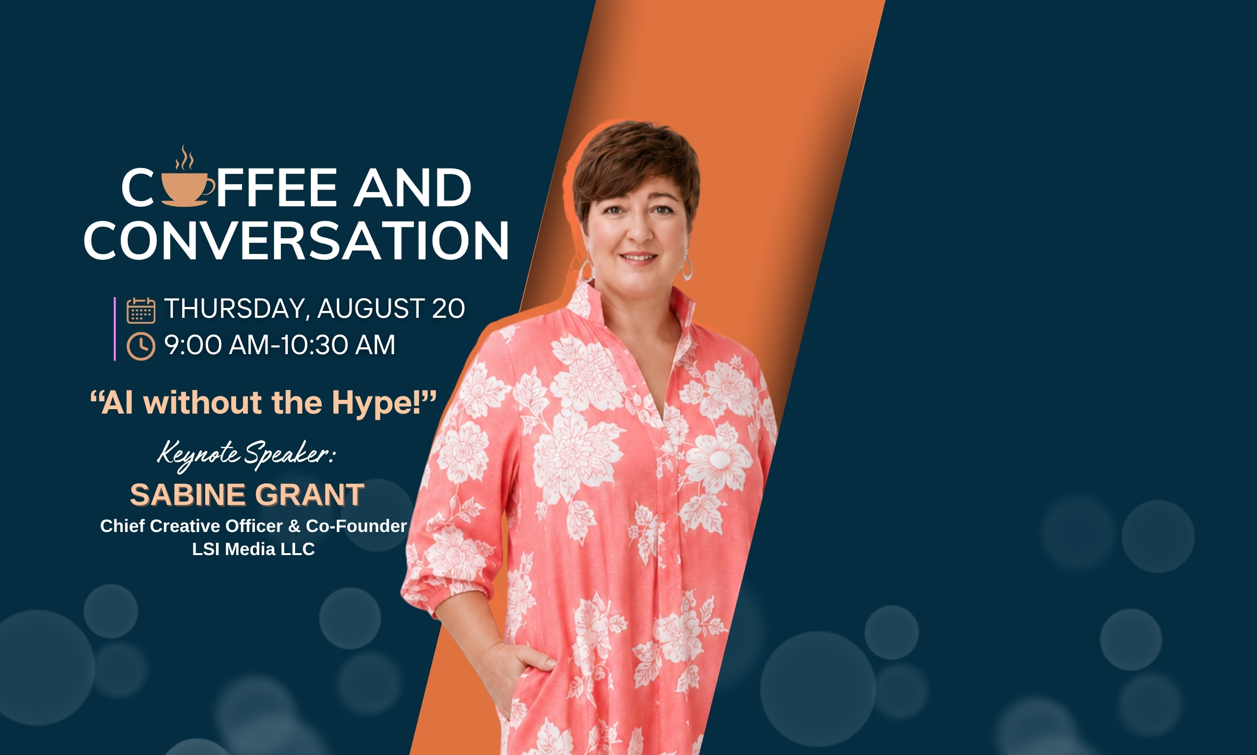 Sabine Grant LSI Media Keynote AI without the hype